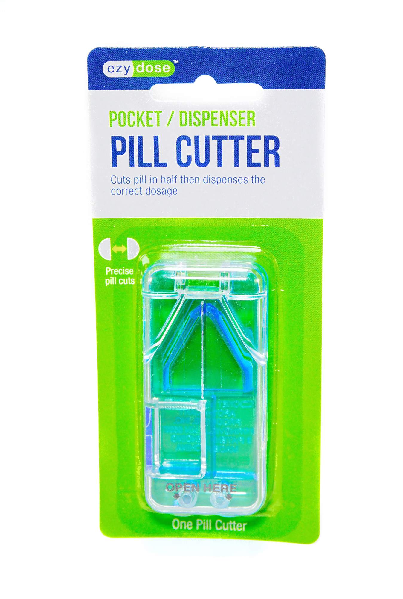 EZY DOSE POCKET / DISPENSER PILL CUTTER SPLITTER PILLS TABLET MEDICINE